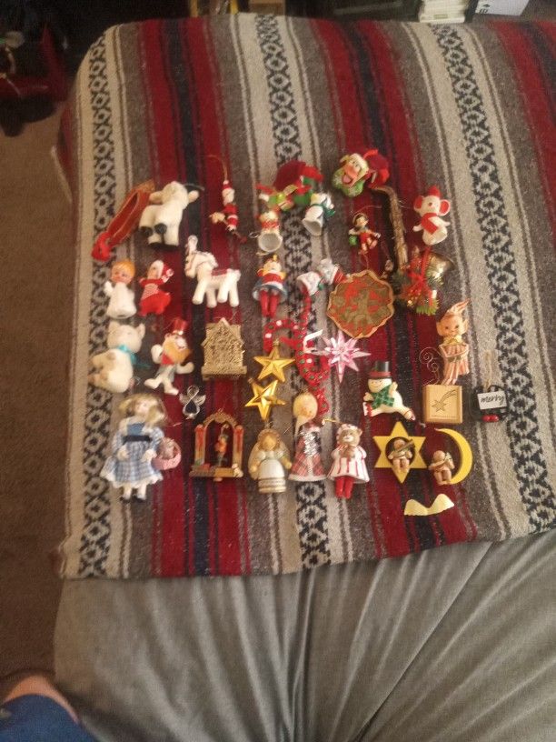 Vintage Christmas Ornament Lot
