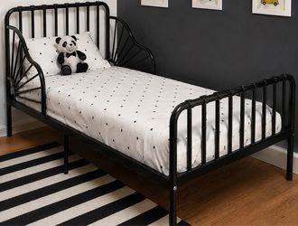 IKEA MINNEN Extendable Bed – Black – Discontinued