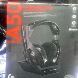 Logitech A50 Wireless Headphones And Base 