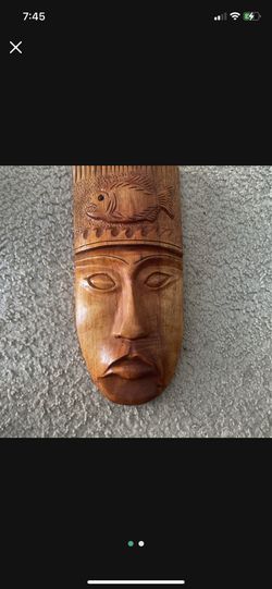 Wood Carved Mask
