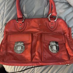 Marc Jacob’s Patent Leather Top Handle Bag
