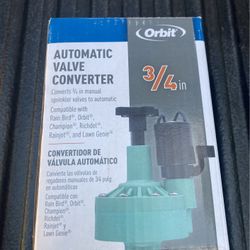 Automatic Valve Converter 3/4”   New Item