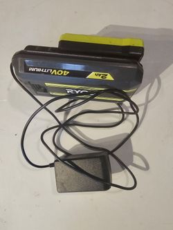 Ryobi 40v 2ah battery and charger