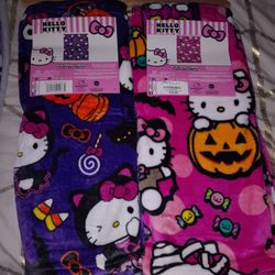 Toddler Halloween Blankets Hello Kitty 