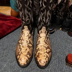 Snakeskin Boots Botas 