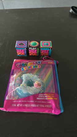NeeDoh mini Stress Balls and Taba Jelly Squeezeables Bundle