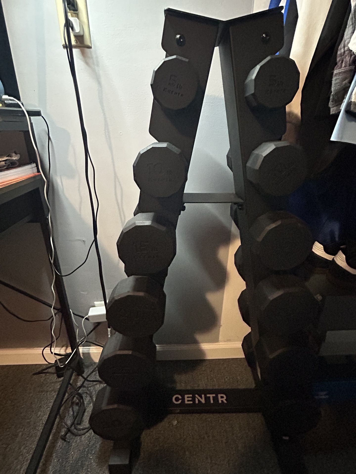 Centr Dumbbells 5-30lbs