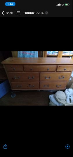 Wooden Dresser with Drawers