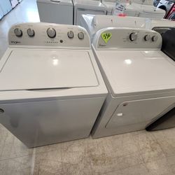 Top Load Washer And Electric Dryer Set Used In Good Condition With 90days Warranty From $550 Up To $699
