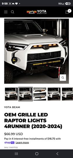 Brand New yota xpedition 4runner 5th gen raptor lights