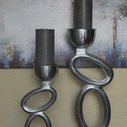 Stainless Steel Candle Set