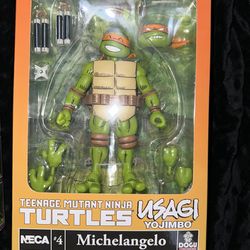 NECA TMNT ~ Stan Sakai Michelangelo Haulathon IN HAND!