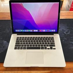 Apple Macbook PRO 15” 2015 2.8GHz i7 16GB RAM 256GB SSD RADEON R9 M370X 2GB GRAPHICS