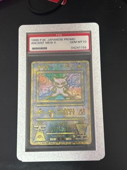 1999 POKEMON JAPANESE PROMO ANCIENT MEW II PSA 10