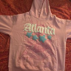 (Pink) Atlanta spider Hoodie (Large) 100% authentic 
