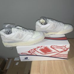 New Balance 550 Aime Leon Dore White Leather Shoes