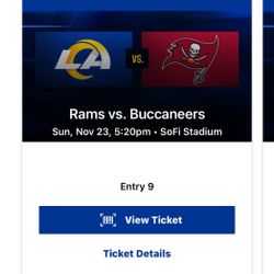 Rams Vs Buccaneers