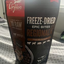 Orijen Regional Red Freeze Dried Epic Bites 6oz Dog Food Brand New!! 