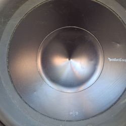 ONE SPEAKER UNA BOSINA ROCKFORD FOSGATE P3 10 INCHES GOOD CONDICIÓN ABLO ESPAÑOL