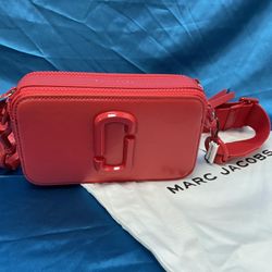 Marc Jacobs Snapshot Crossbody Bag Sandcastle Geranium