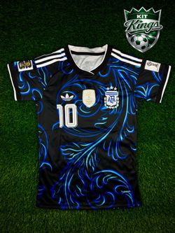 Argentina Soccer Jersey Women’s Futbol Messi World Cup Away New With Tags