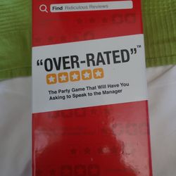 "Over Rated" Card Game