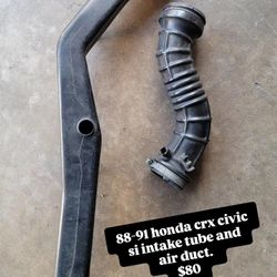 88-91 Honda Crx Si Civic Si D16a6 Intake Pipe & Air Duct