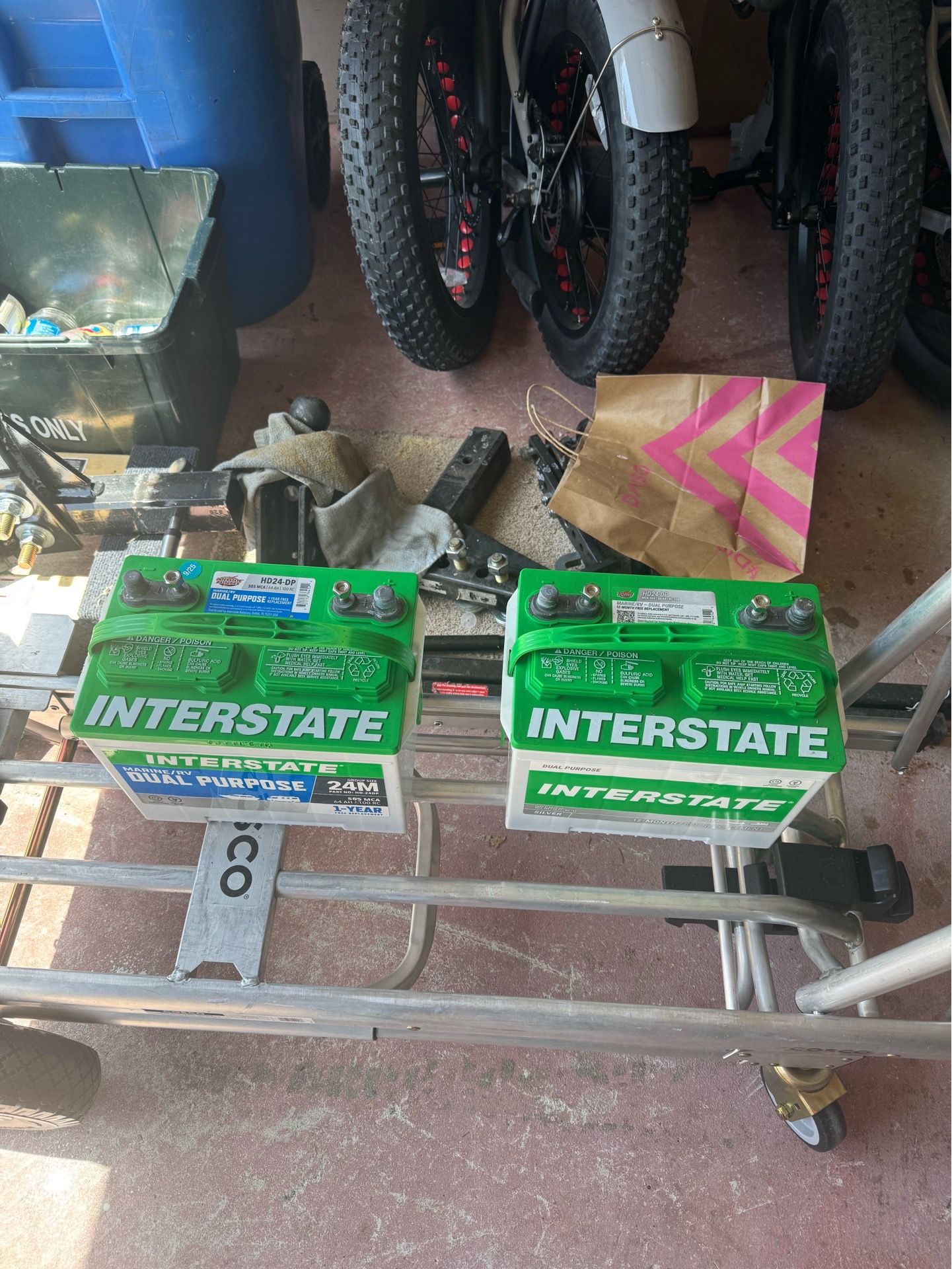 Interstate Marine/RV Batteries (2) HD 24-DP