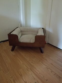 Wood Dog Bed