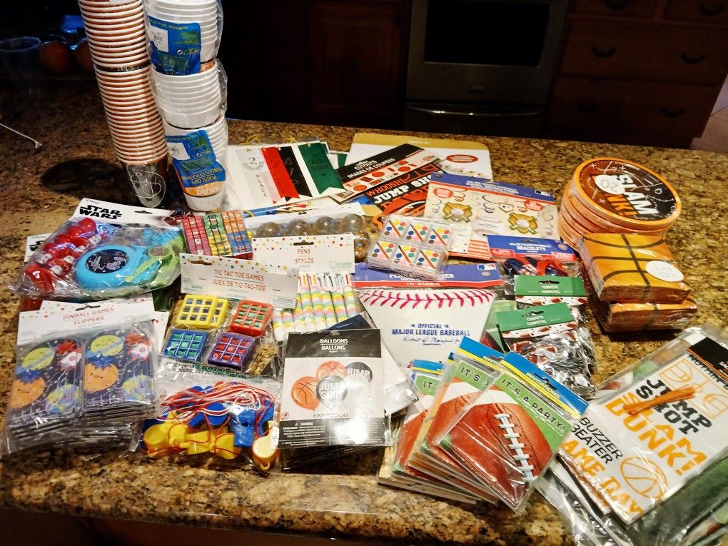 Party Supplies(Sports Theme And More)
