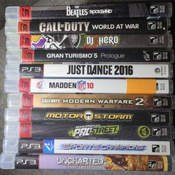 PS3 PLAYSTATION 3 GAMES