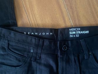 Sean John Mercer Slim Straight Jeans 36x32