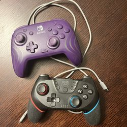 2 Nintendo Switch Controllers
