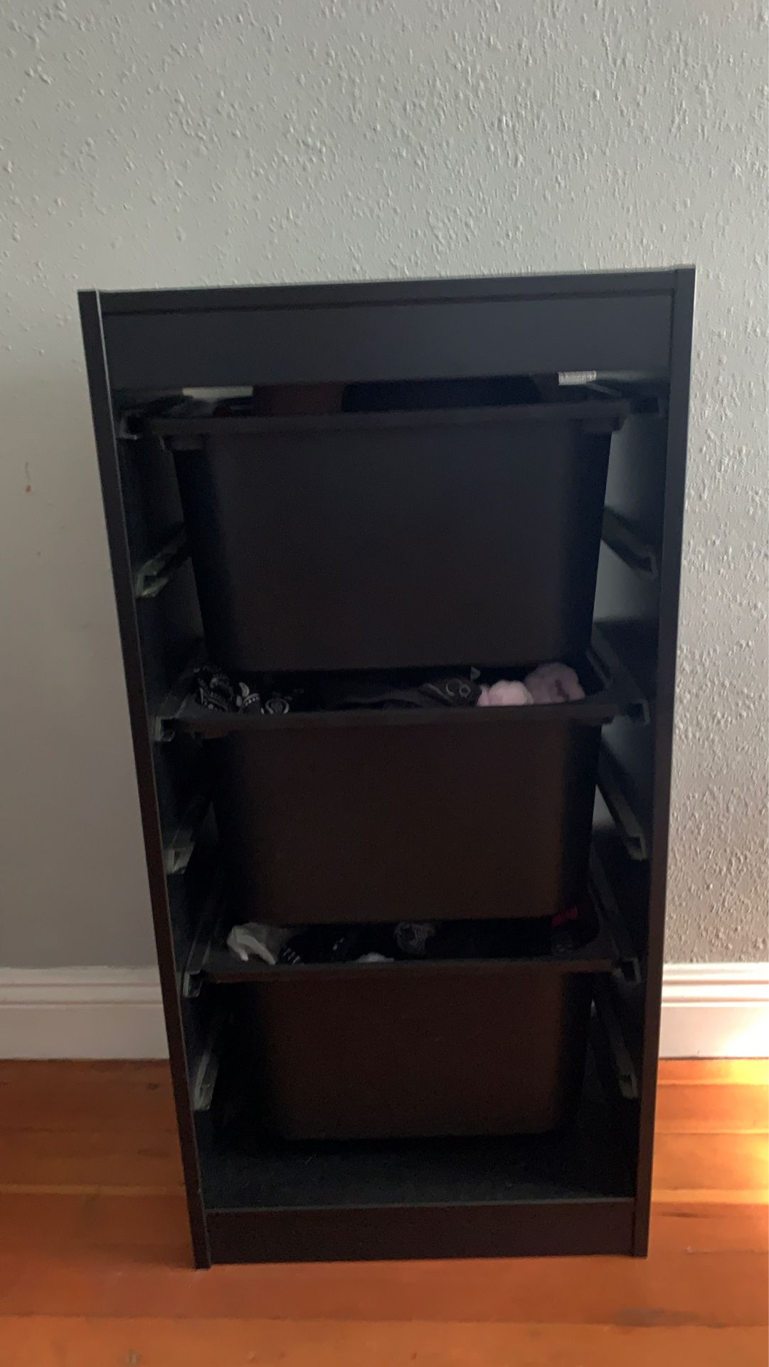 3 unit storage drawers