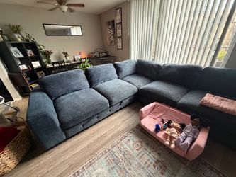 Blue Sectional