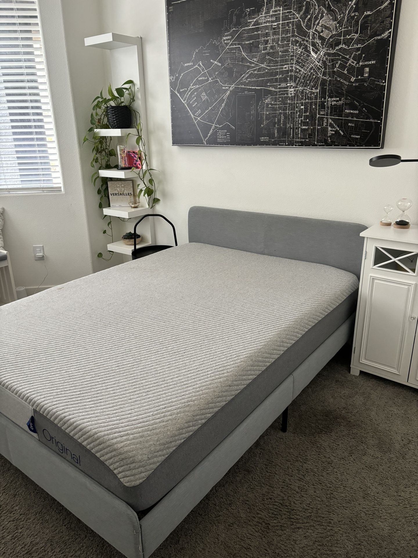 Casper Full Size Mattress Bed With Bedframe Headboard Beds Original Bedroom Furniture