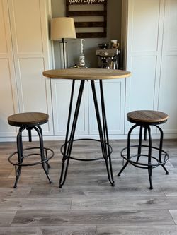 Set of 2 Ashley Furniture Adjustable Bar Stools – $60 OBO