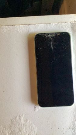 iPhone 11 cracked back and front
