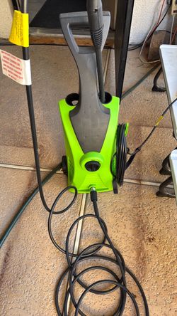 Electric Pressure Washer Green and Gray