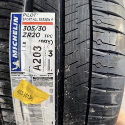 brand new Michelin pilot sport for Corvette C8 or equivalent size 305 30 ZR 20 brand new