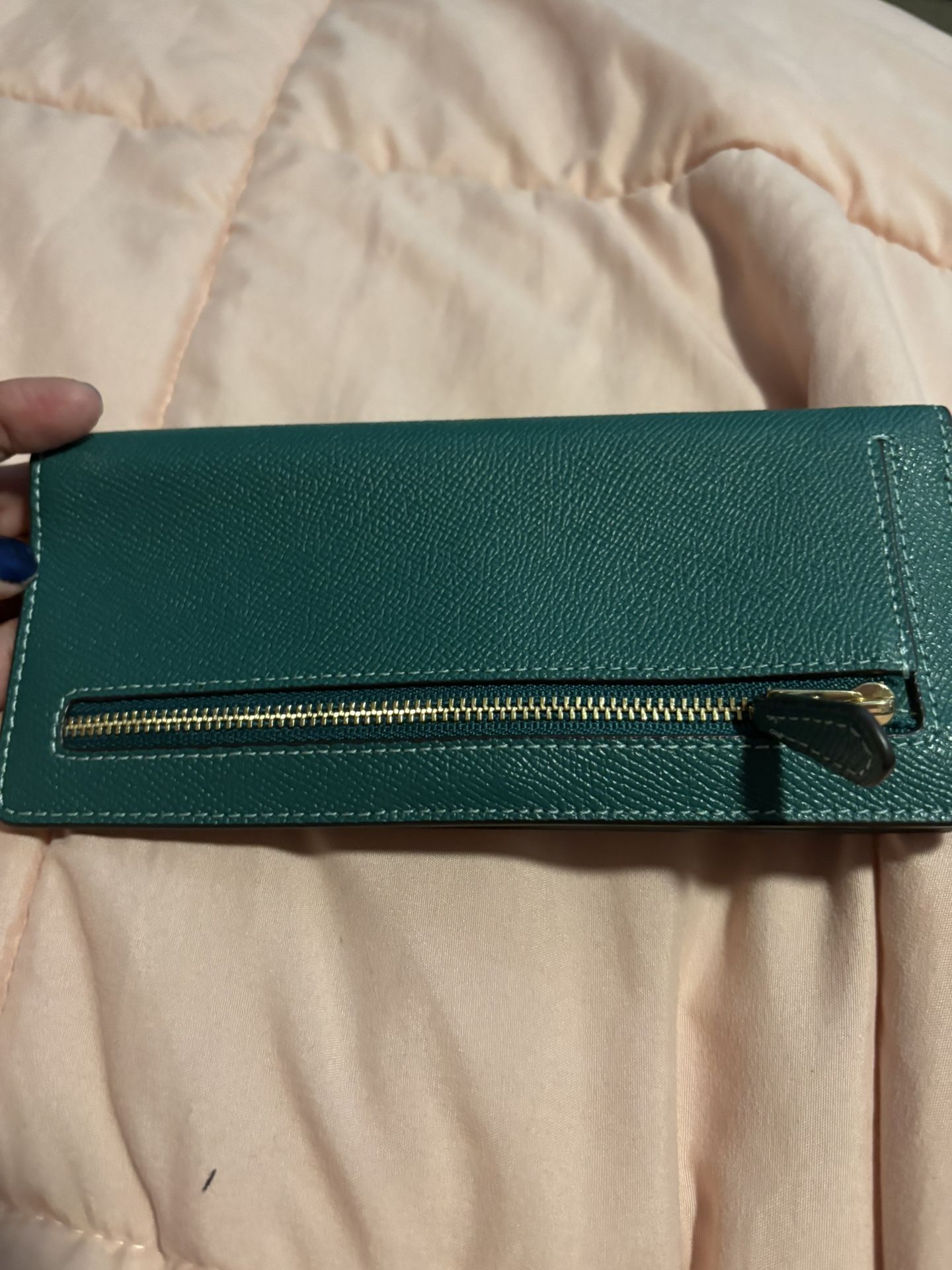 Green Wallet Coach