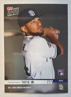Fernando Tatis Jr 2019 Topps Now Road to Opening Day RC San Diego Padres MLB