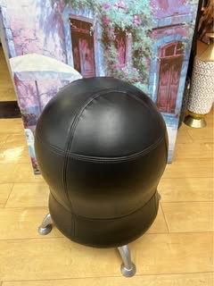 Safco® Zenergy™ Ball Chair, Black Vinyl