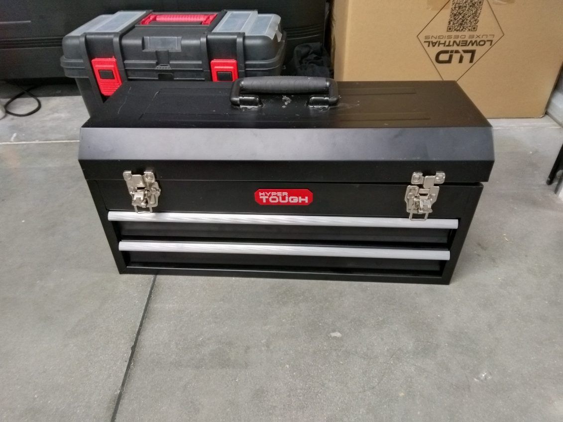 Tool box with tools
