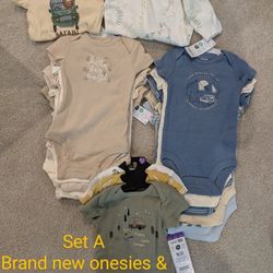 Lots of 0-3mo clothes! See pics or description