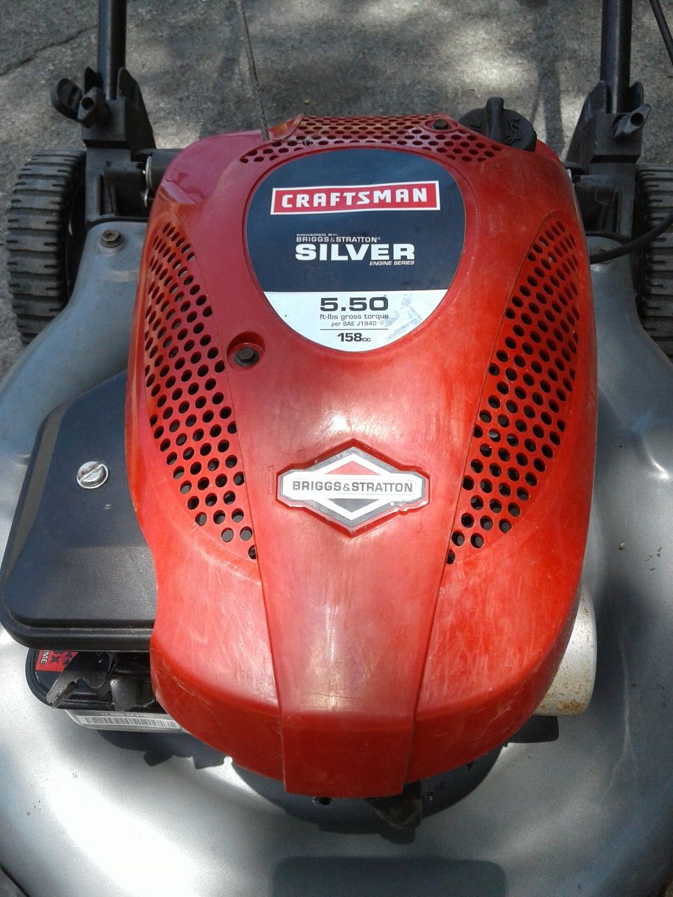 Craftsman Sliver 5.50e series 21in 158cc push mower 60 for Sale in San Antonio TX OfferUp
