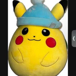 NEW POKEMON PIKACHU CHRISTMAS SQUISHMALLOW 