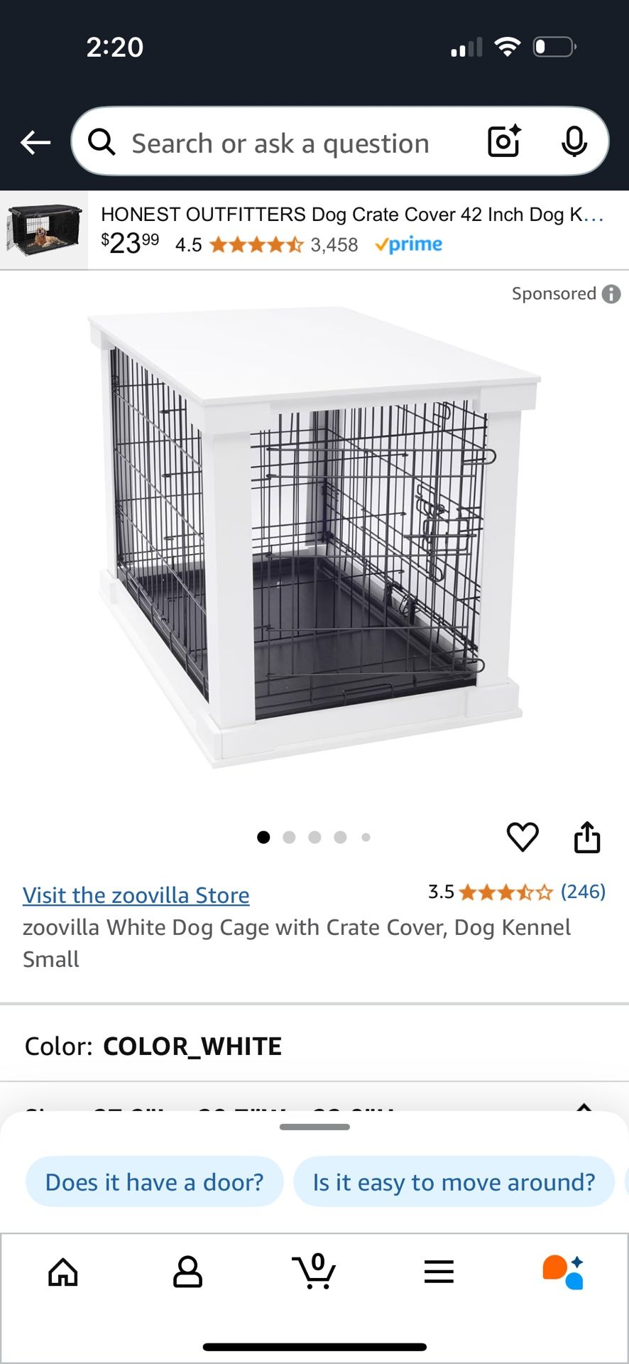 Small Animal Crate