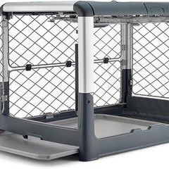 DIGGS REVOL CRATE - Collapsible Portable Travel Kennel - MEDIUM - GREY ⭐️NEW IN BOX⭐️ CYISell
