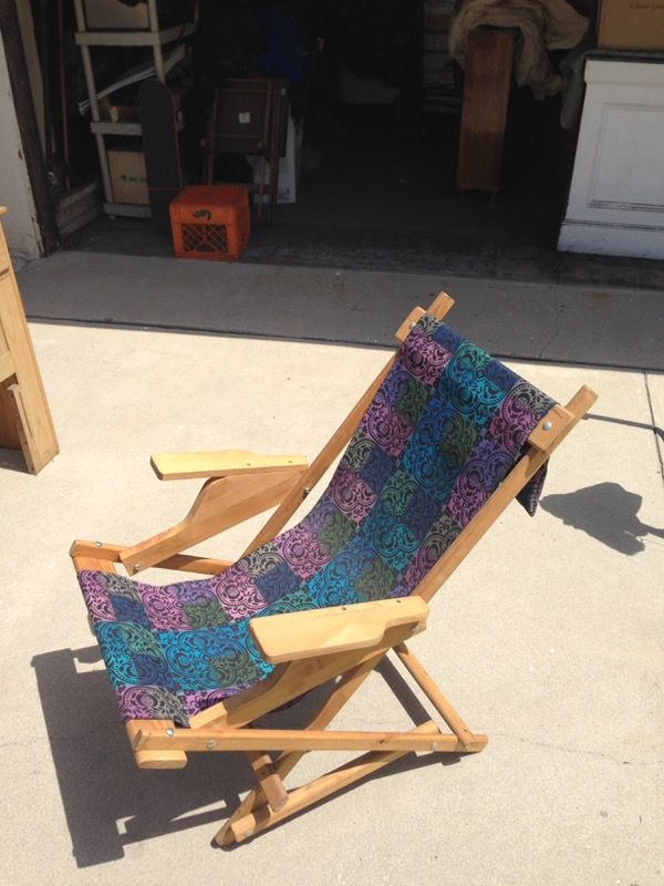 Wooden Sling Chair Rocker For In Long Beach Ca Offerup Wooden Sling Chair Rocker